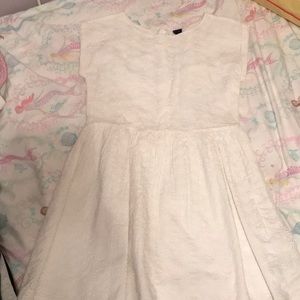 Gap Girls white eyelet dress